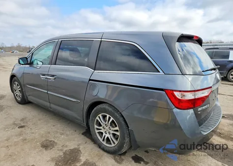 2012 Honda Odyssey Ex z USA, uszkodzony, nr VIN 5FNRL5H43CB021353